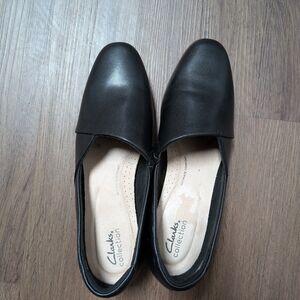 Clarks Women's Black Slip-On Shoes